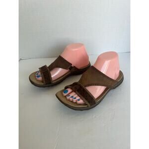 Merrell Brown Qform Air Cushion Performance Sandals Strappy Slide Size 8